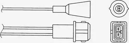 NGK 1763 - Лямбда-зонд, датчик кисню autozip.com.ua