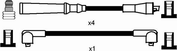 NGK 2564 - Комплект проводів запалювання autozip.com.ua
