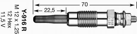 NGK 2785 - Свічка розжарювання autozip.com.ua