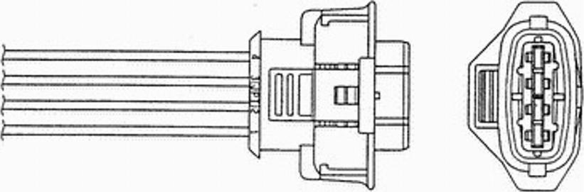 NGK OZA659-EE51 - Лямбда-зонд, датчик кисню autozip.com.ua