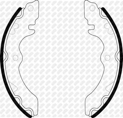 NiBK FN9902 - Комплект гальм, ручник, парковка autozip.com.ua