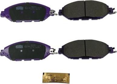 NiBK PN50001 - Гальмівні колодки, дискові гальма autozip.com.ua