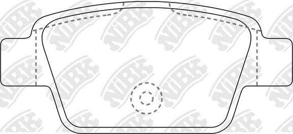 NiBK PN0515 - Гальмівні колодки, дискові гальма autozip.com.ua