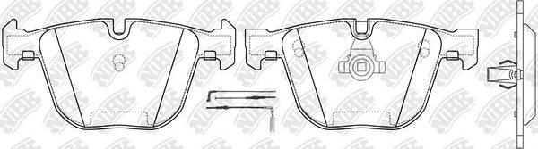 NiBK PN0326W - Гальмівні колодки, дискові гальма autozip.com.ua