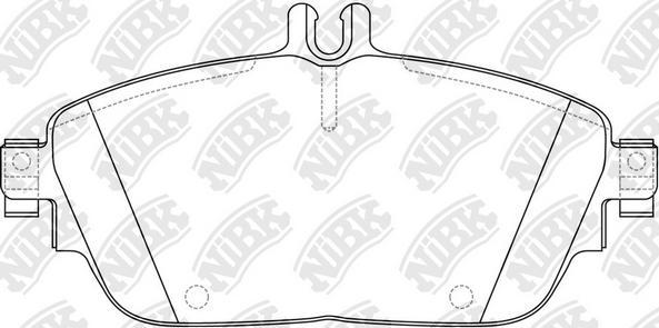 NiBK PN31009 - Гальмівні колодки, дискові гальма autozip.com.ua