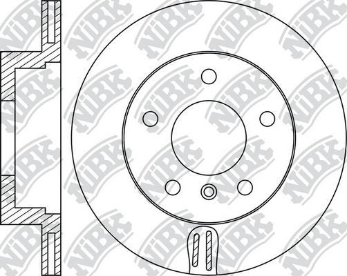 NiBK RN1963 - Гальмівний диск autozip.com.ua