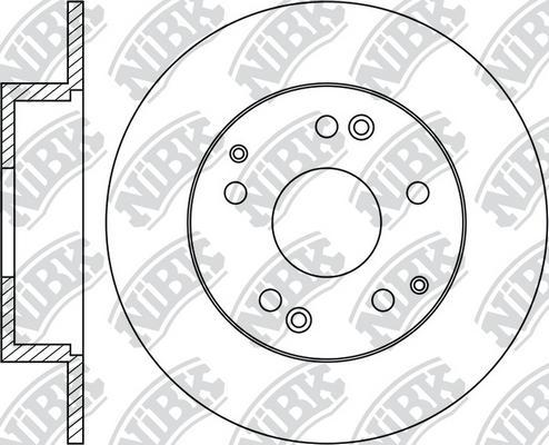 NiBK RN1974 - Гальмівний диск autozip.com.ua