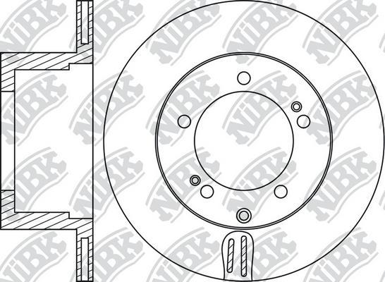 NiBK RN1976 - Гальмівний диск autozip.com.ua