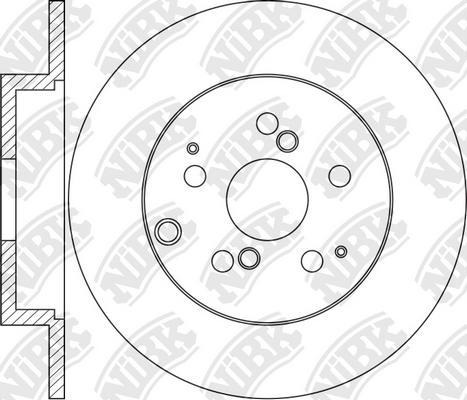 NiBK RN1414 - Гальмівний диск autozip.com.ua