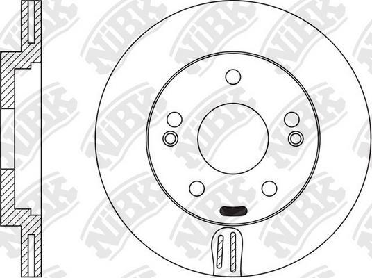 NiBK RN1562 - Гальмівний диск autozip.com.ua