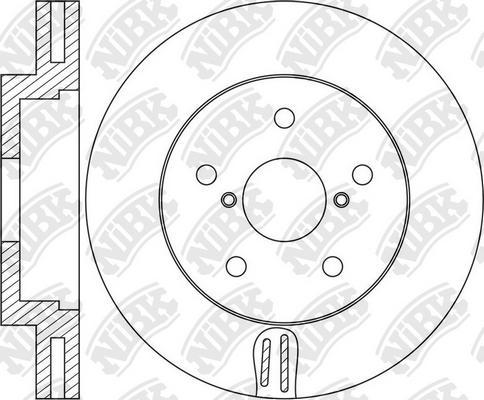 NiBK RN1536SET - Гальмівний диск autozip.com.ua