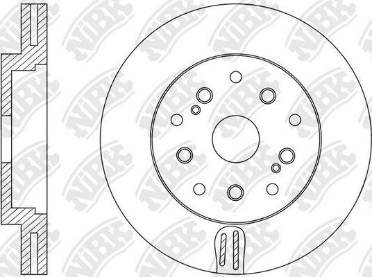 BENDIX 521264 - Гальмівний диск autozip.com.ua