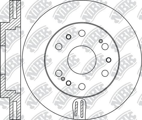 NiBK RN1678 - Гальмівний диск autozip.com.ua