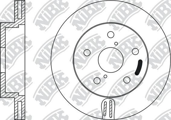 BENDIX 561667 B - Гальмівний диск autozip.com.ua