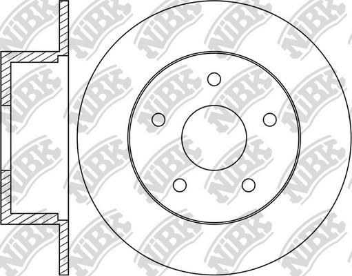 NiBK RN1149 - Гальмівний диск autozip.com.ua