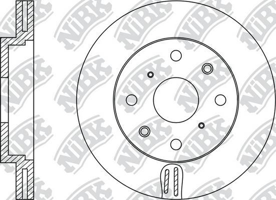 NiBK RN1137 - Гальмівний диск autozip.com.ua