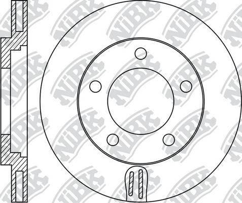 NiBK RN1809 - Гальмівний диск autozip.com.ua