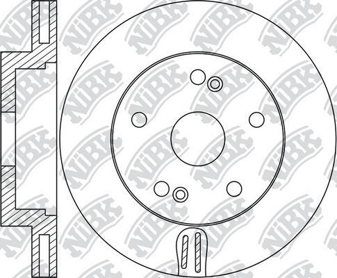 NiBK RN1886 - Гальмівний диск autozip.com.ua