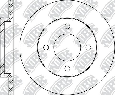 NiBK RN1821 - Гальмівний диск autozip.com.ua