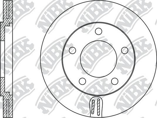 NiBK RN1341 - Гальмівний диск autozip.com.ua