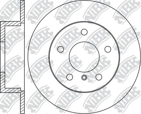 NiBK RN1300 - Гальмівний диск autozip.com.ua