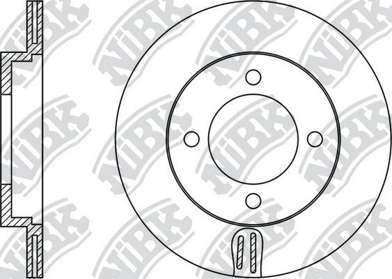 NiBK RN1339 - Гальмівний диск autozip.com.ua