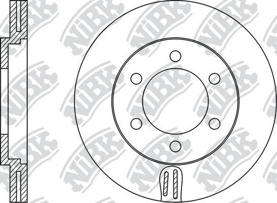 NiBK RN1329 - Гальмівний диск autozip.com.ua