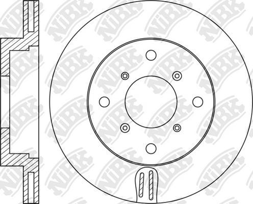 NiBK RN1296 - Гальмівний диск autozip.com.ua