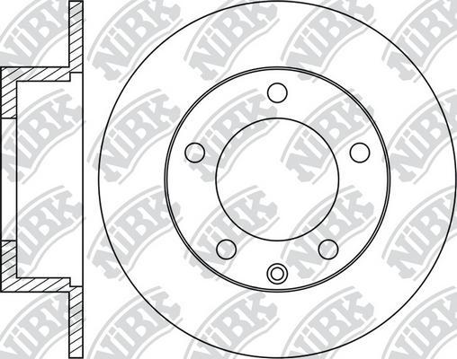NiBK RN1242 - Гальмівний диск autozip.com.ua