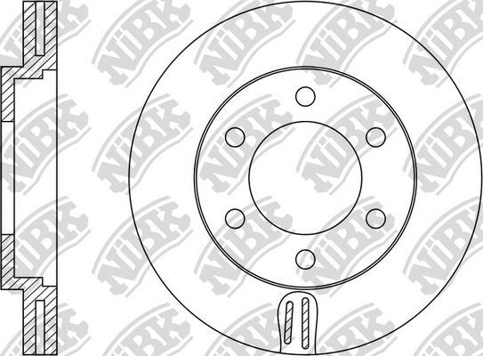 NiBK RN1247 - Гальмівний диск autozip.com.ua