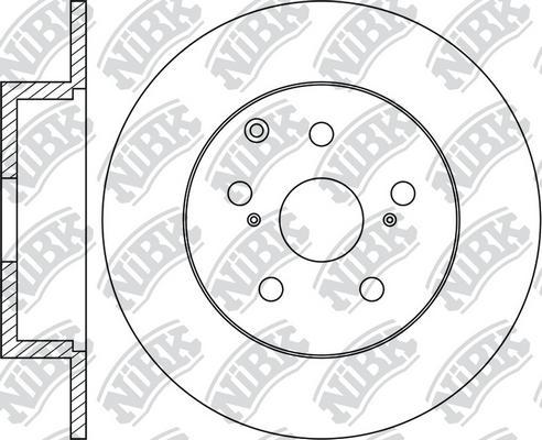 NiBK RN1254 - Гальмівний диск autozip.com.ua