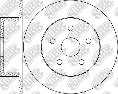 NiBK RN1257 - Гальмівний диск autozip.com.ua