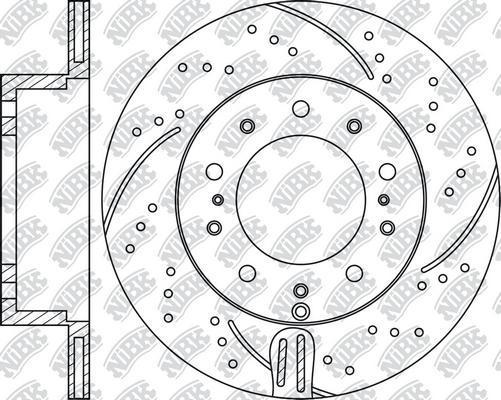 NiBK RN1267DSET - Економічний гальмівний диск autozip.com.ua