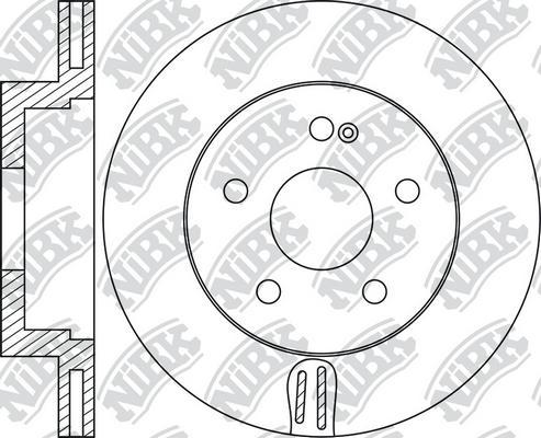 NiBK RN1710 - Гальмівний диск autozip.com.ua