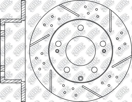 NiBK RN1786DSET - Економічний гальмівний диск autozip.com.ua