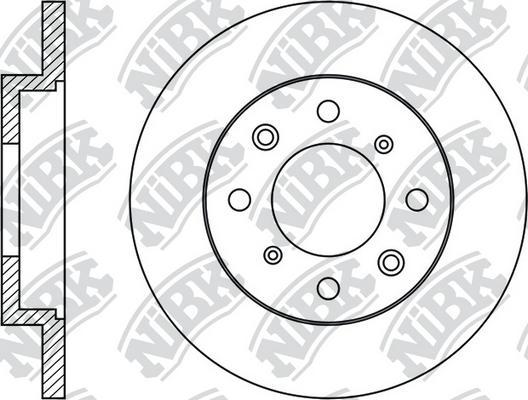 NiBK RN1788 - Гальмівний диск autozip.com.ua