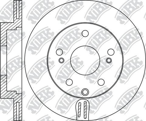 NiBK RN2004 - Гальмівний диск autozip.com.ua