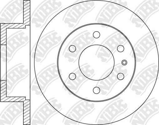 NiBK RN2083 - Гальмівний диск autozip.com.ua