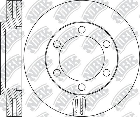 NiBK RN2033 - Гальмівний диск autozip.com.ua