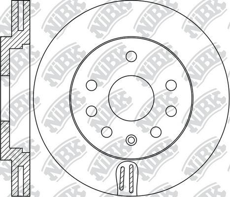 NiBK RN2027 - Гальмівний диск autozip.com.ua