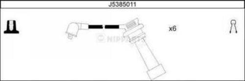 Nipparts J5385011 - Комплект проводів запалювання autozip.com.ua