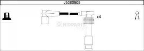 Nipparts J5380905 - Комплект проводів запалювання autozip.com.ua