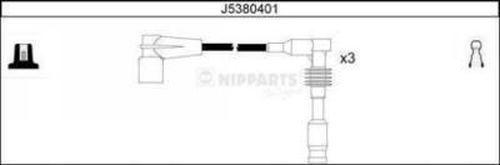 Nipparts J5380401 - Комплект проводів запалювання autozip.com.ua
