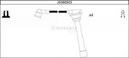 Nipparts J5380503 - Комплект проводів запалювання autozip.com.ua