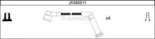 Nipparts J5380511 - Комплект проводів запалювання autozip.com.ua