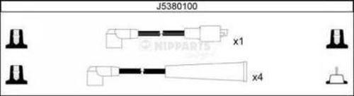 Nipparts J5380100 - Комплект проводів запалювання autozip.com.ua