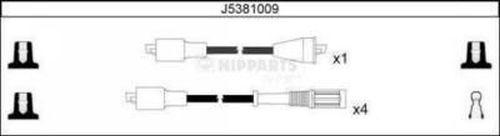 Nipparts J5381009 - Комплект проводів запалювання autozip.com.ua
