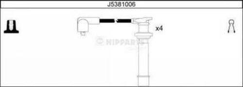 Nipparts J5381006 - Комплект проводів запалювання autozip.com.ua