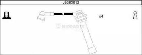 Nipparts J5383012 - Комплект проводів запалювання autozip.com.ua