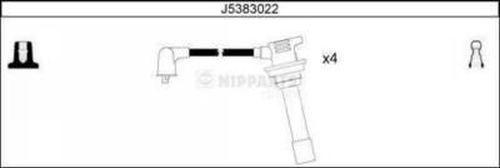 Nipparts J5383022 - Комплект проводів запалювання autozip.com.ua